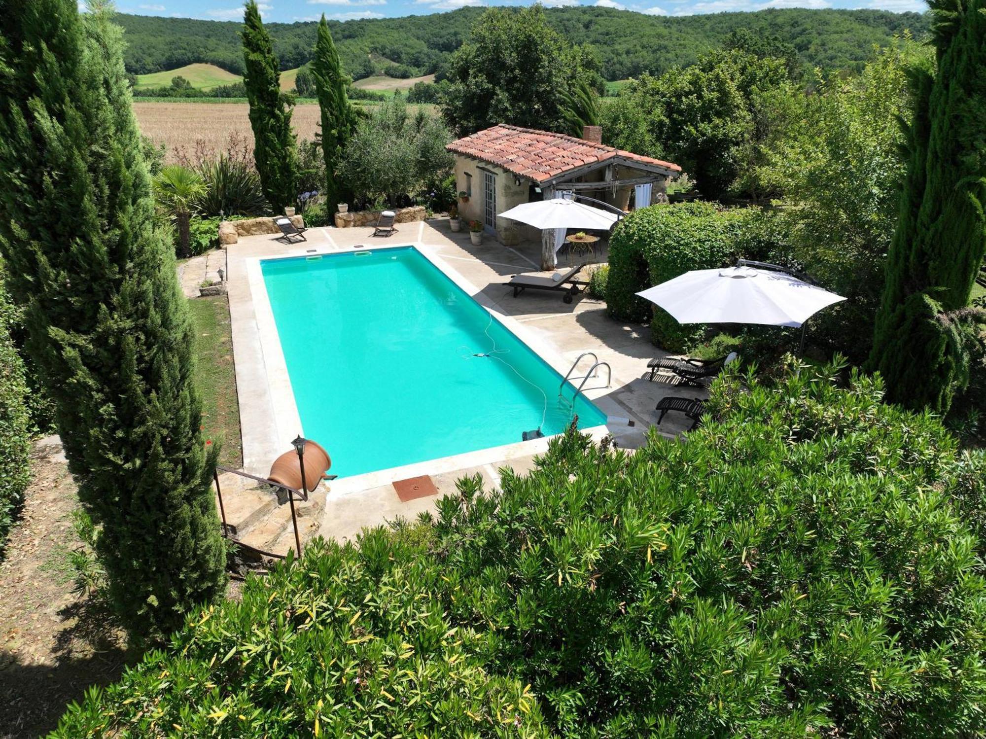 Au Bel Air Bed & Breakfast Clermont-Pouyguilles Eksteriør bilde
